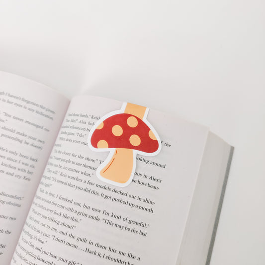 Mushroom Magnetic Bookmark