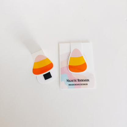 Candy Corn Magnetic Bookmark
