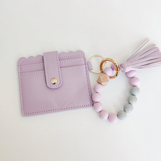 Lavender Wallet Wristlet