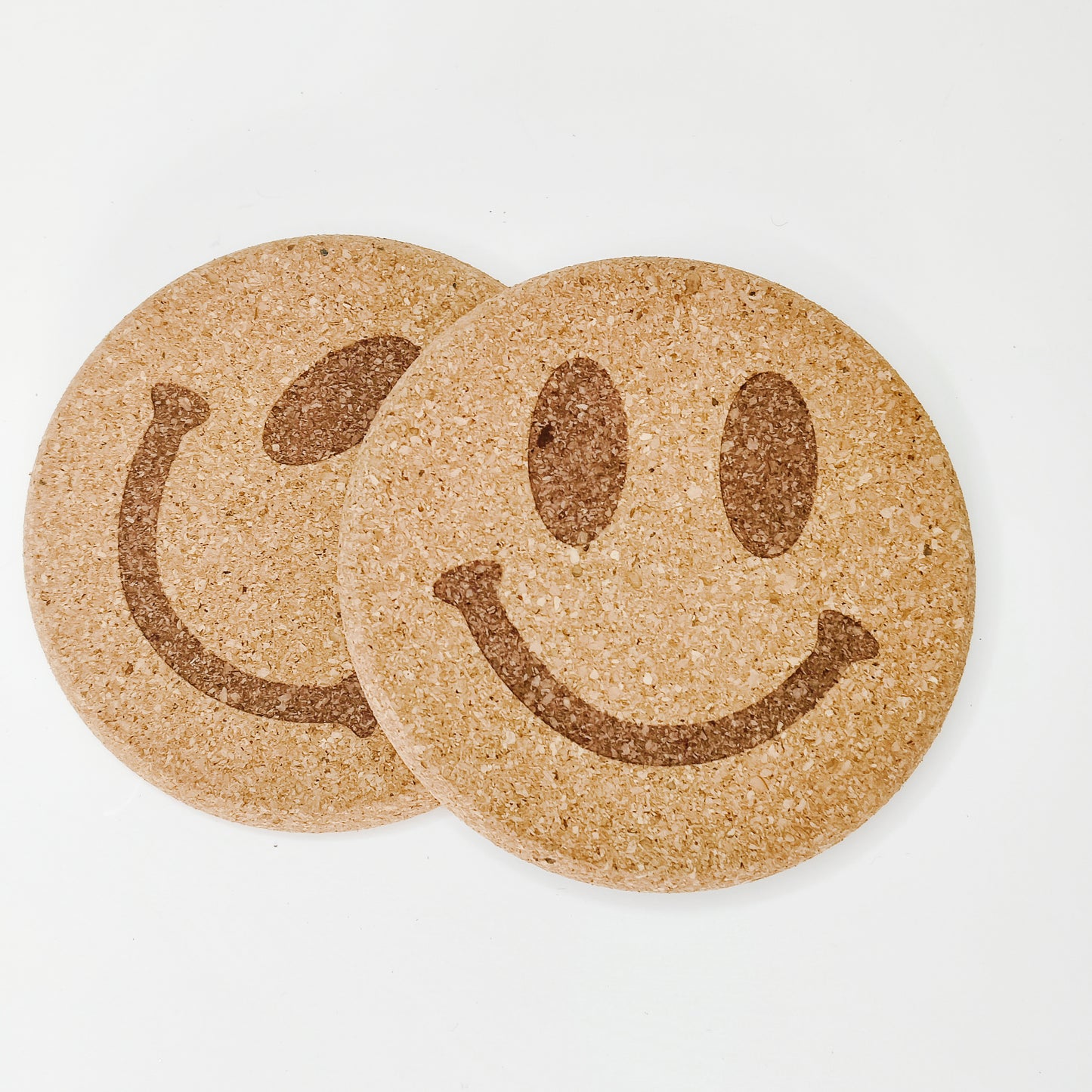 Smile Cork Coasters