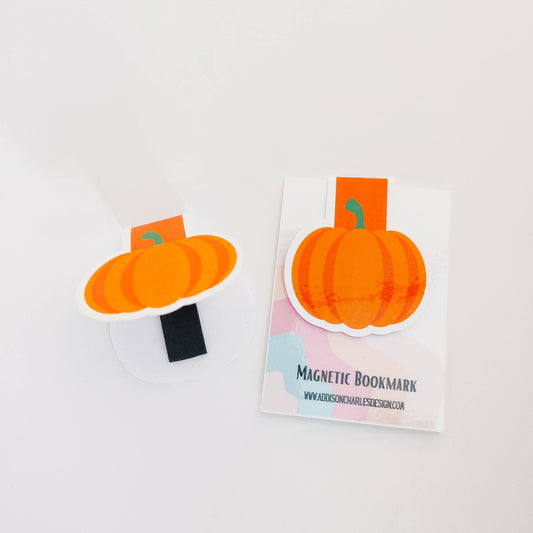 Pumpkin Magnetic Bookmark