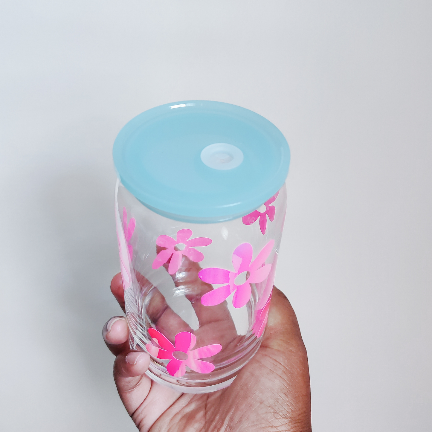 Color Lid for Glass Cup
