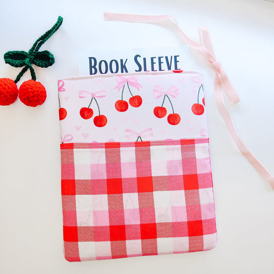 Cherries and Bows Book/eReader Sleeve