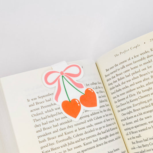 Cherry Magnetic Bookmark