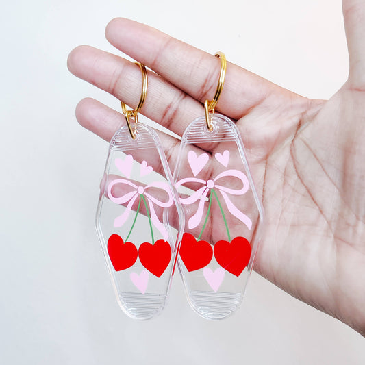 Cherries Motel Keychain