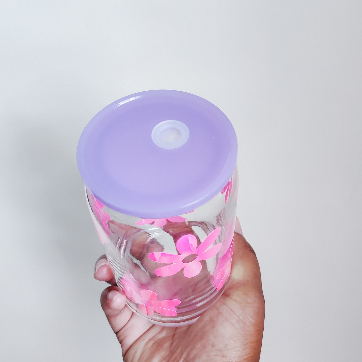 Color Lid for Glass Cup