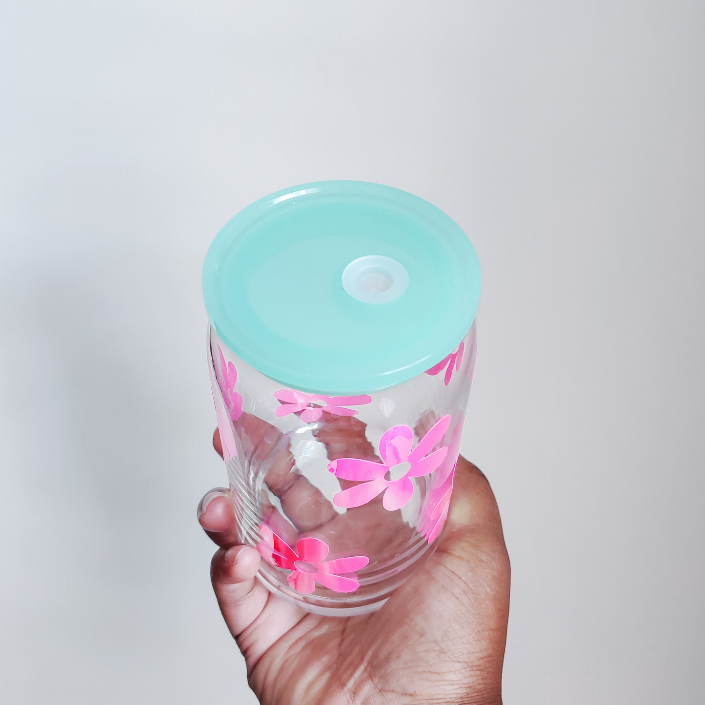 Color Lid for Glass Cup