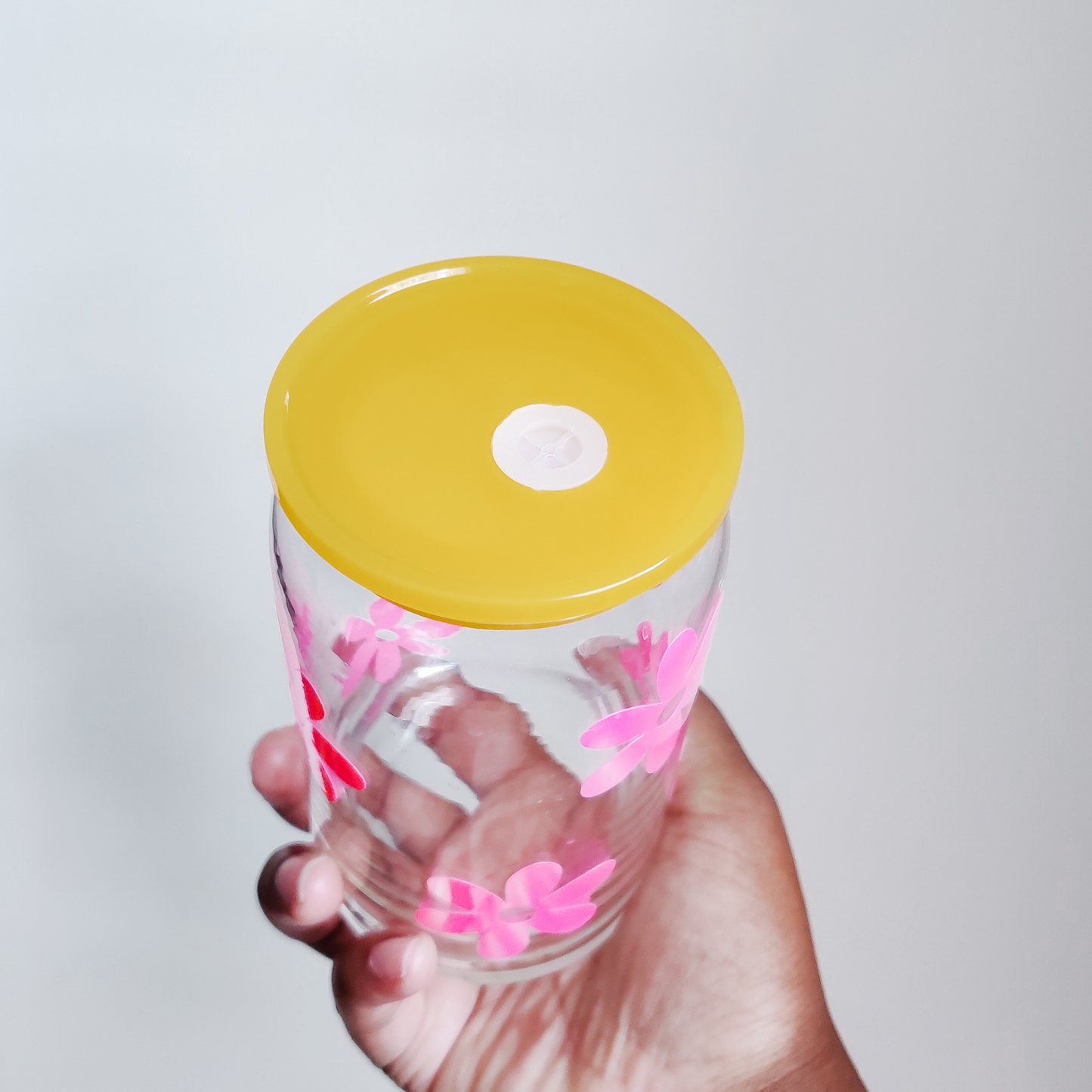 Color Lid for Glass Cup