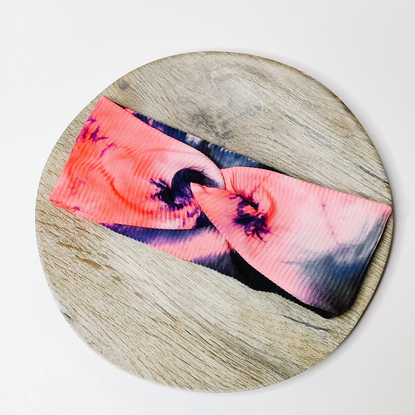 Tie Dye Pink Headband