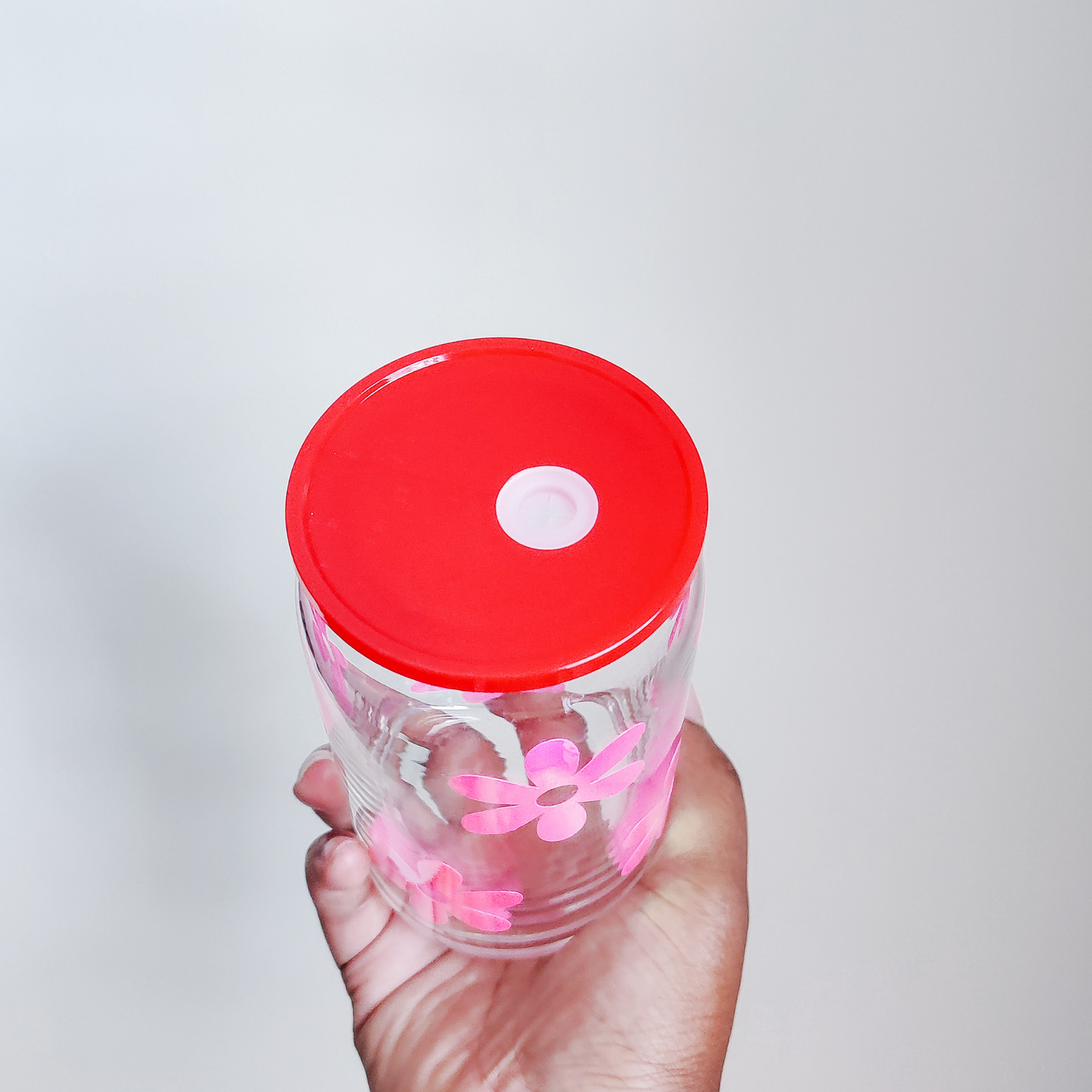 Color Lid for Glass Cup