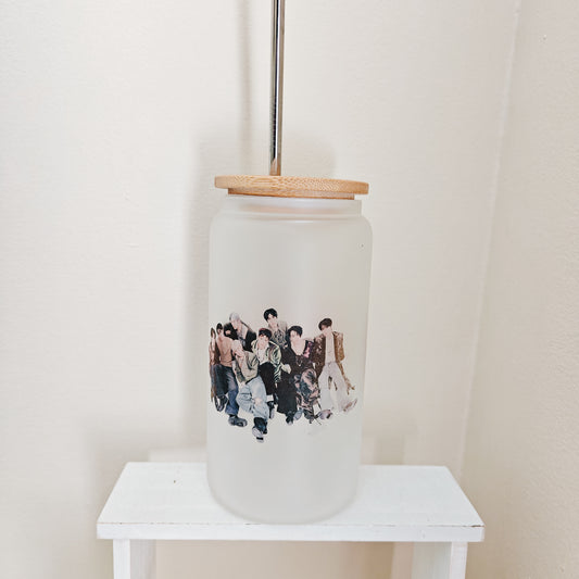 Bad Ateez Can Glass Cup