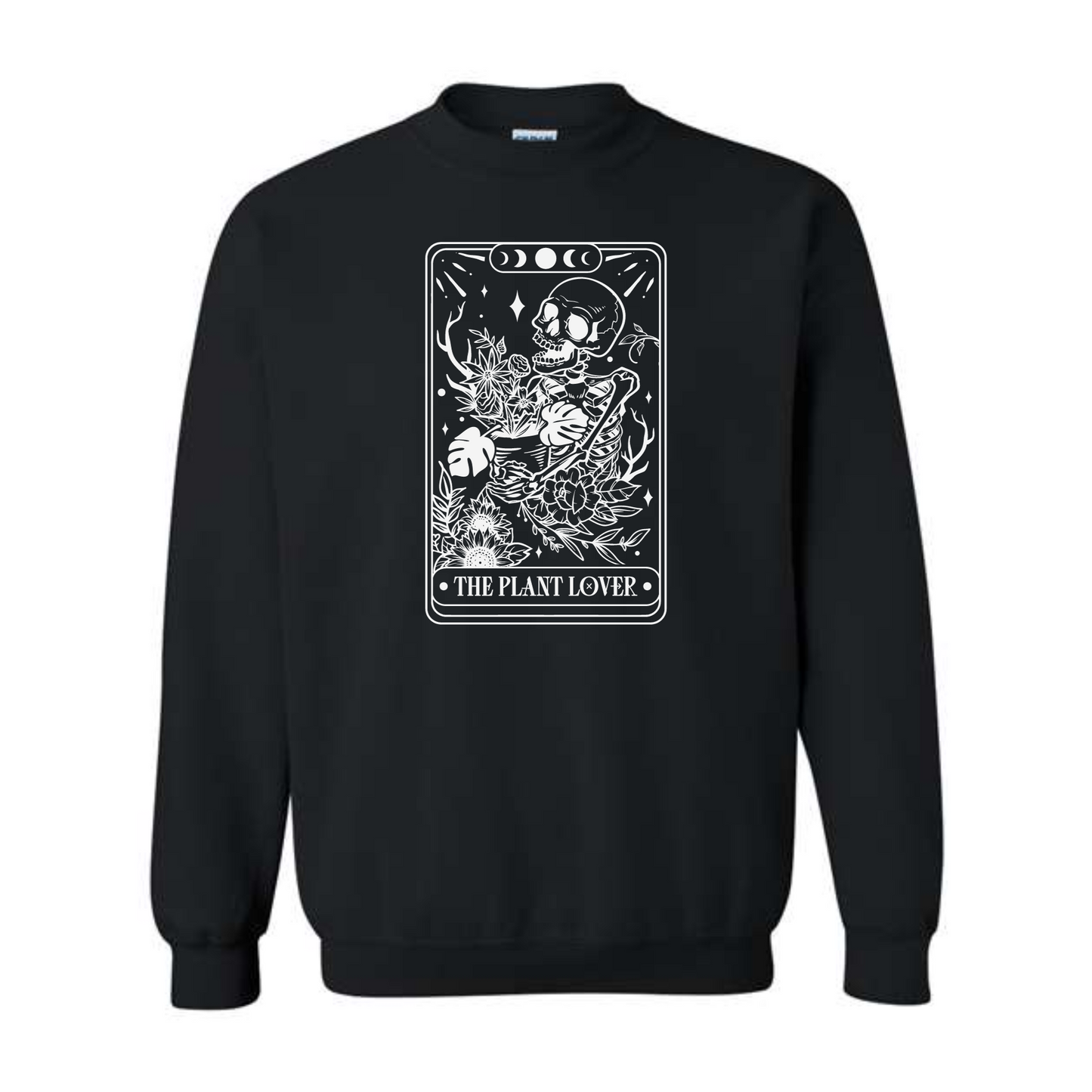 The Plant Lover Skeleton Tarot Sweatshirt