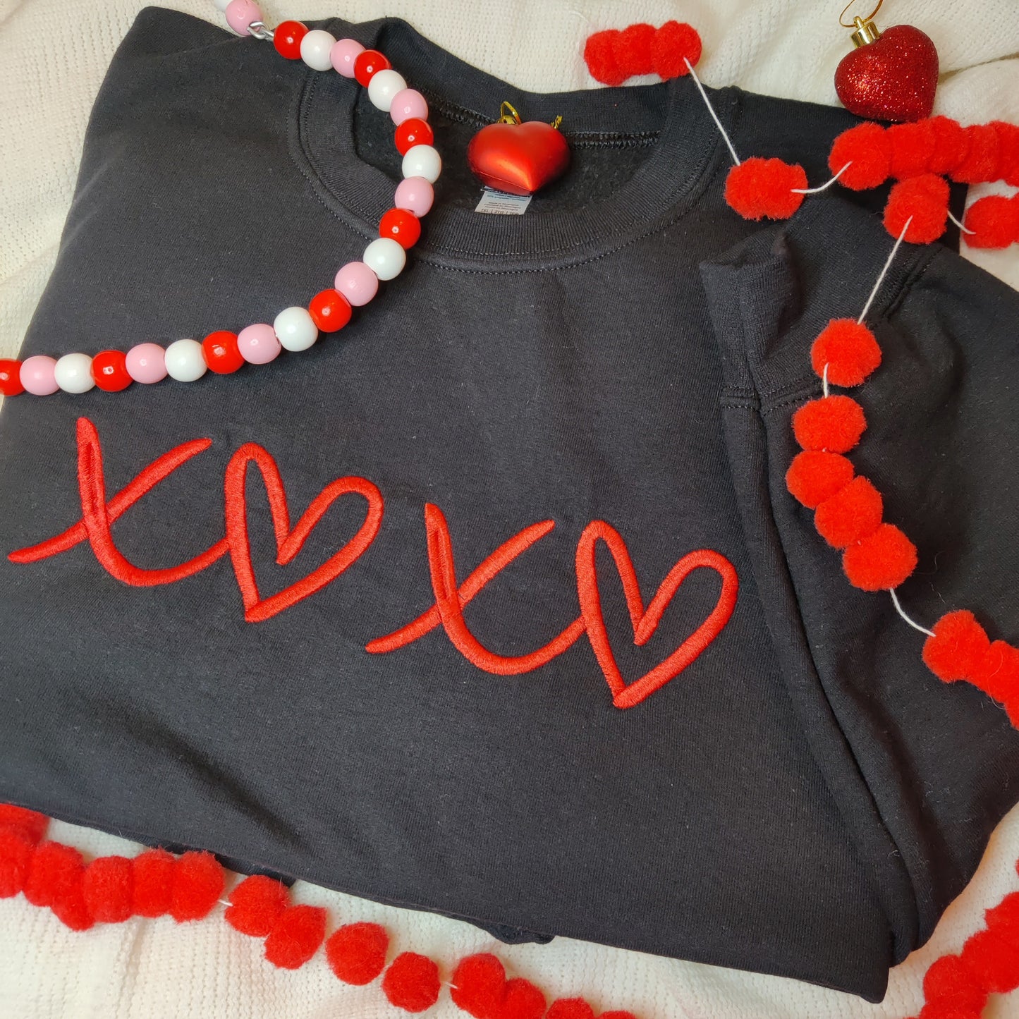 XOXO Embroidered Sweatshirt