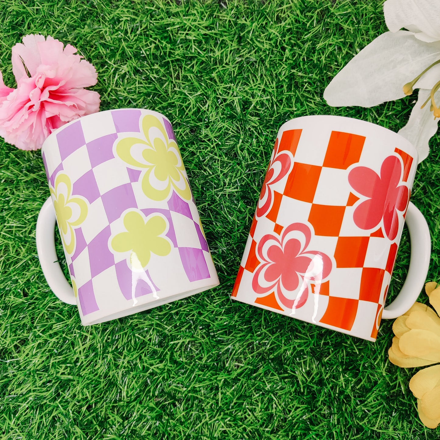 Groovy Flowers 15 Oz Mug