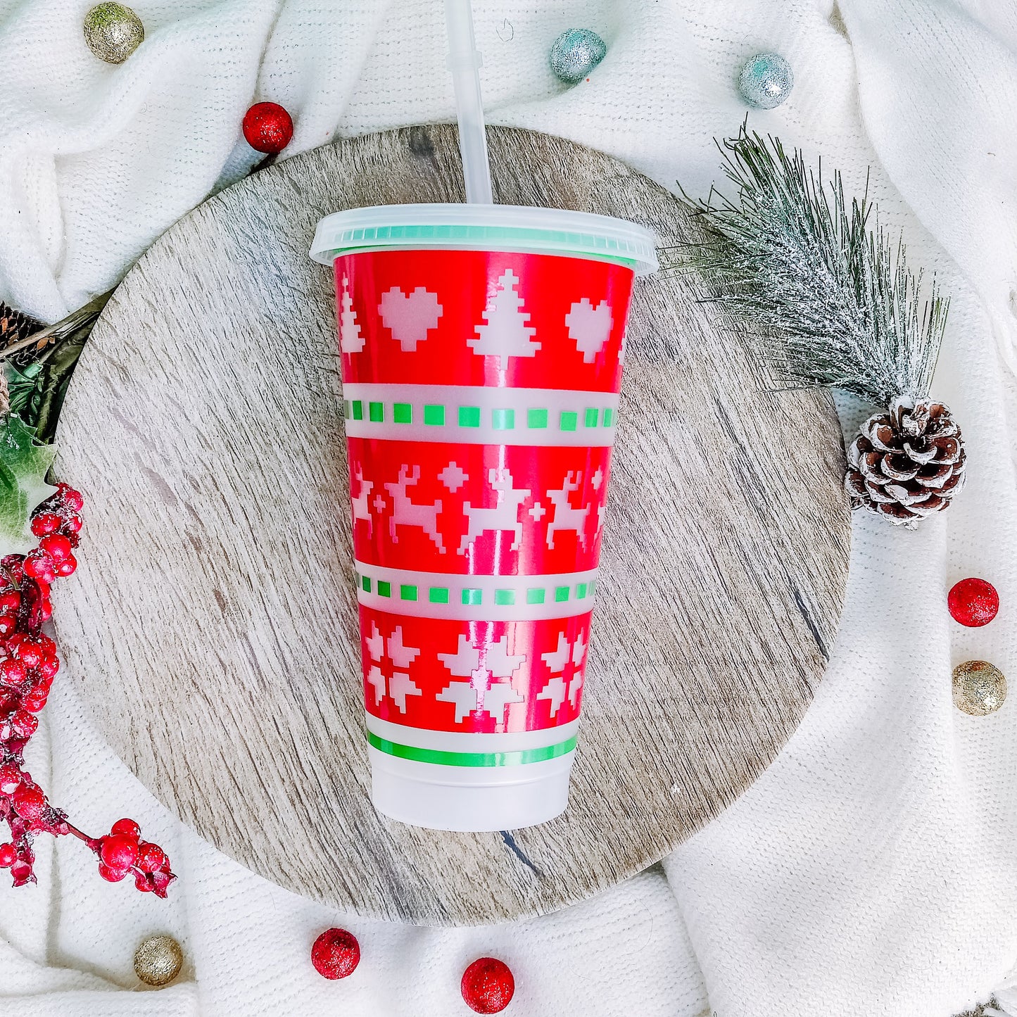 Christmas Sweater Cold Cup