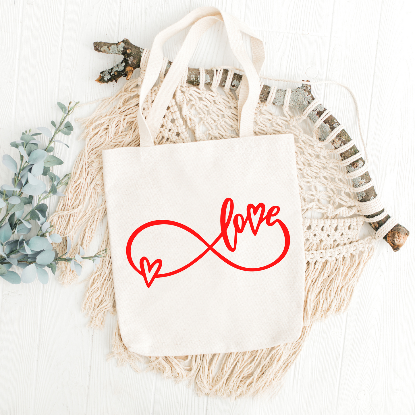 Infinity Love Tote Bag