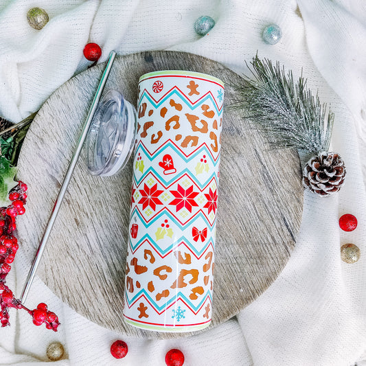 Nordic Leopard Spots  20 oz Tumbler