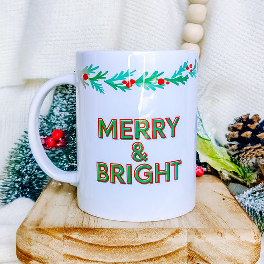 Merry and Bright 15 Oz Mug