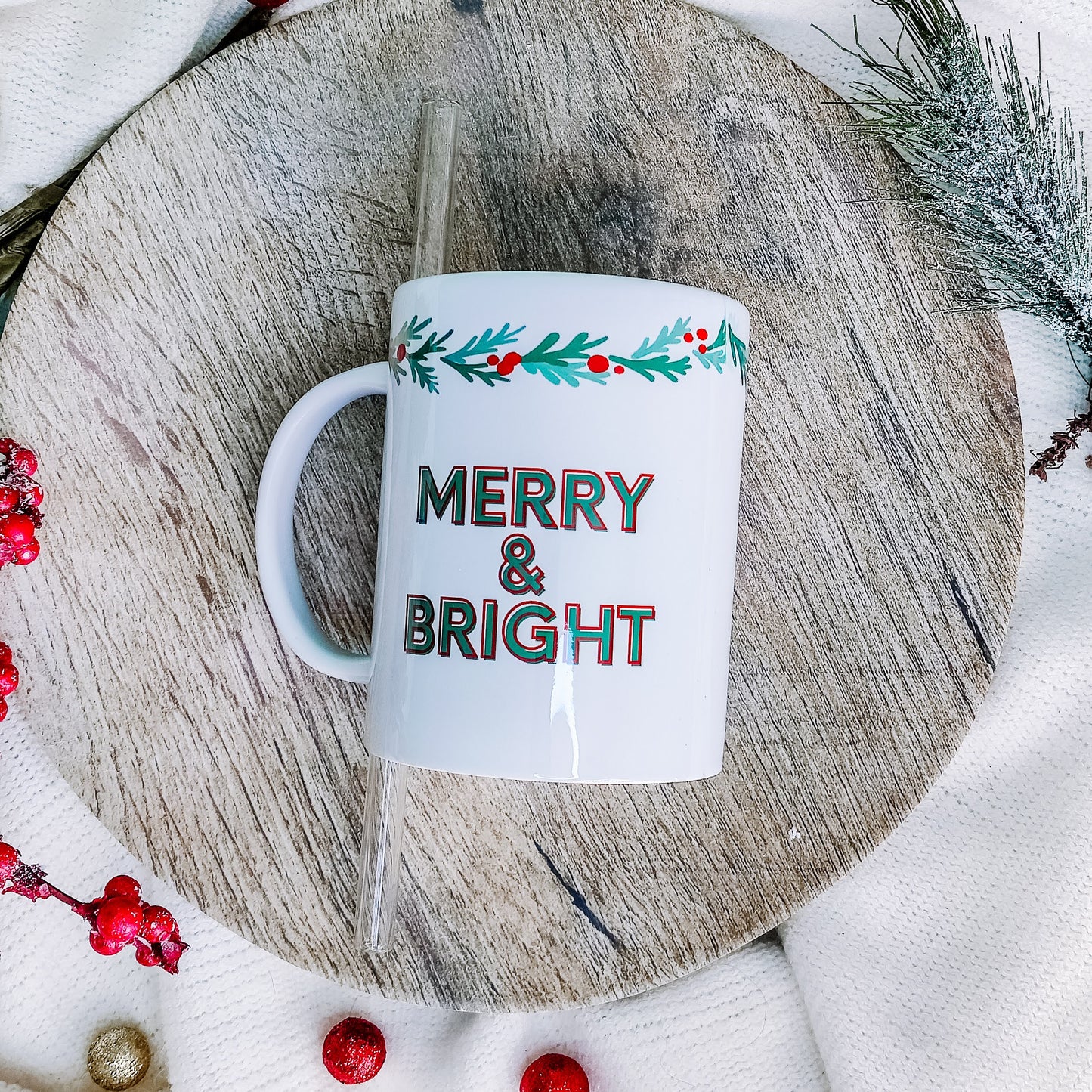 Merry and Bright 15 Oz Mug