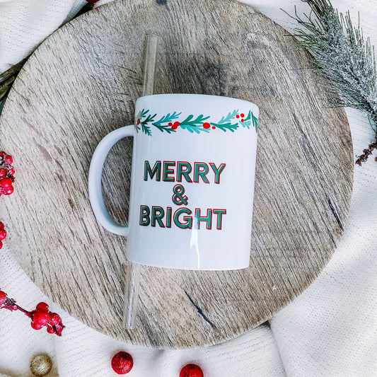 Merry and Bright 15 Oz Mug
