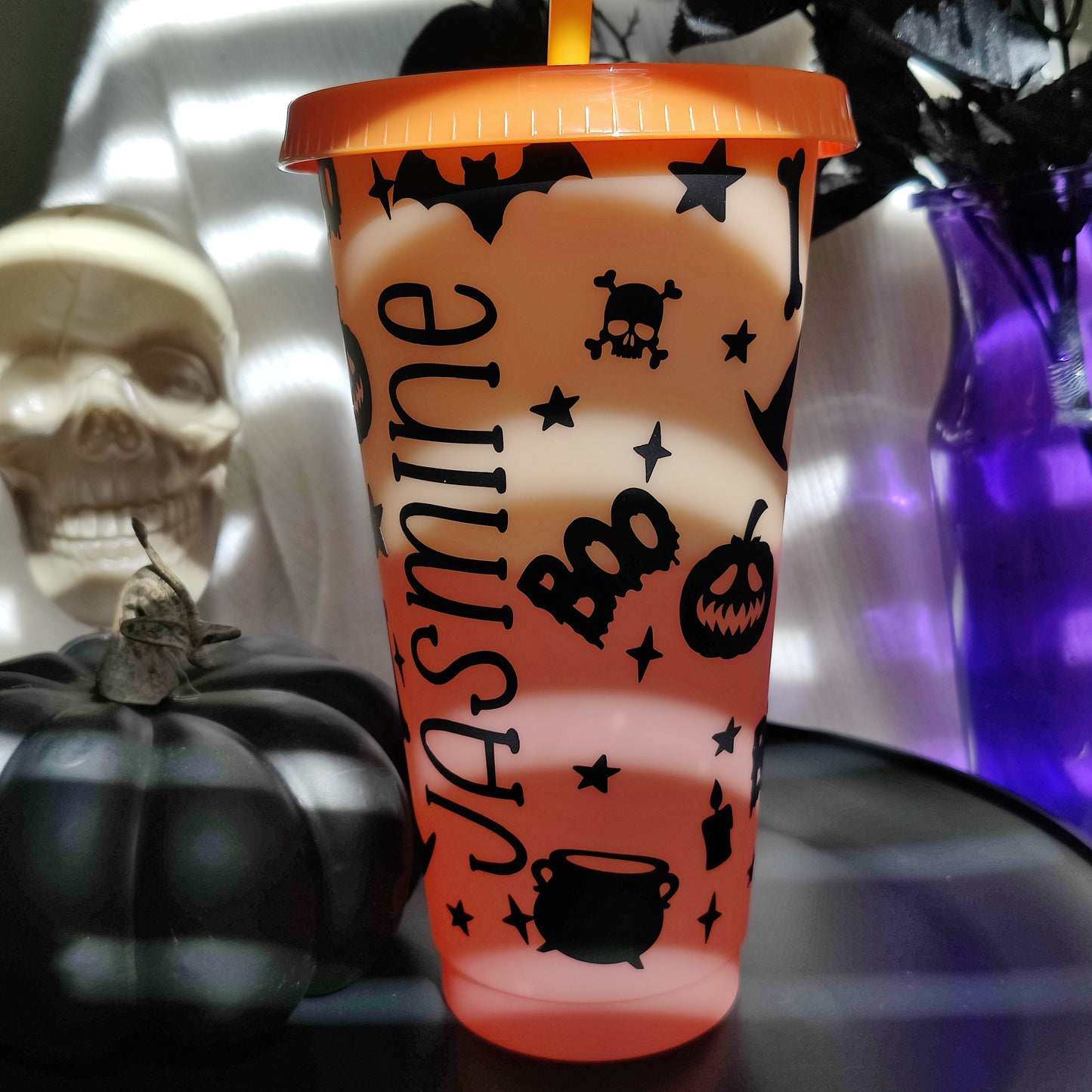 Personalized Halloween Things Color Changing Cup