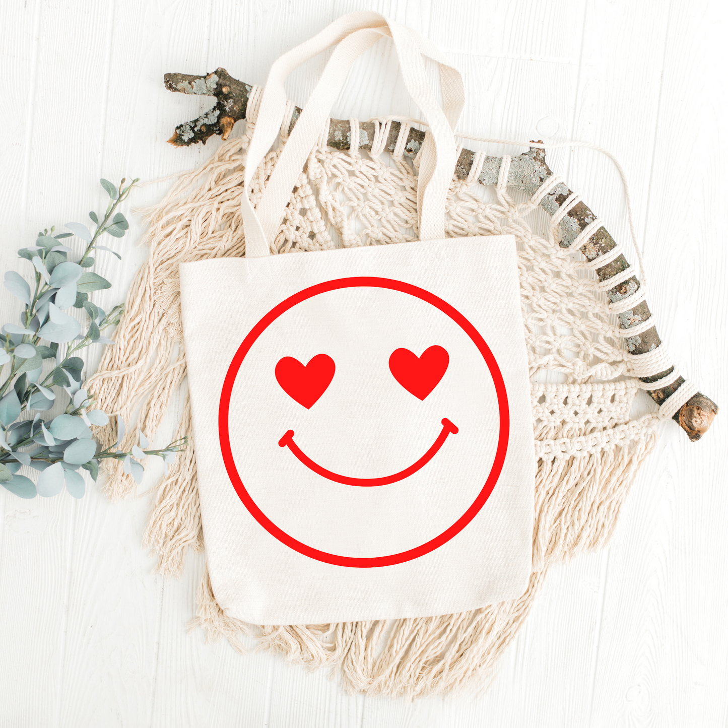 Heart Eyes Tote Bag