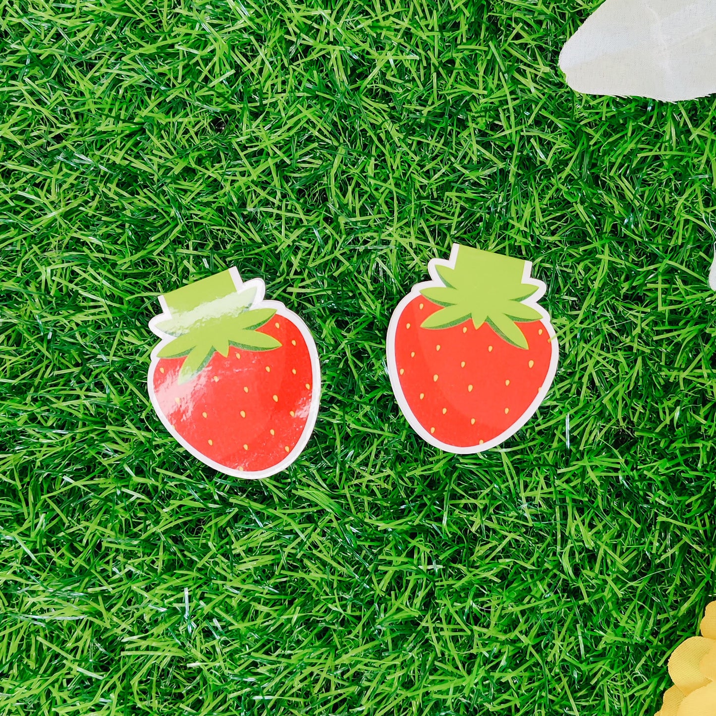 Strawberry Magnetic Bookmark