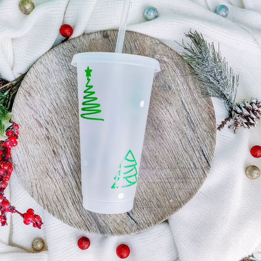 Trees and Polka dots Cold Cup