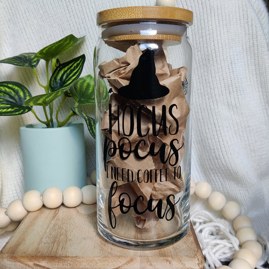 Witch Focus Glass Cup