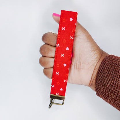 XOXO Red Keychain Wristlet