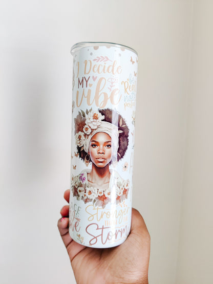 Black Woman Affirmations 20 oz Tumbler