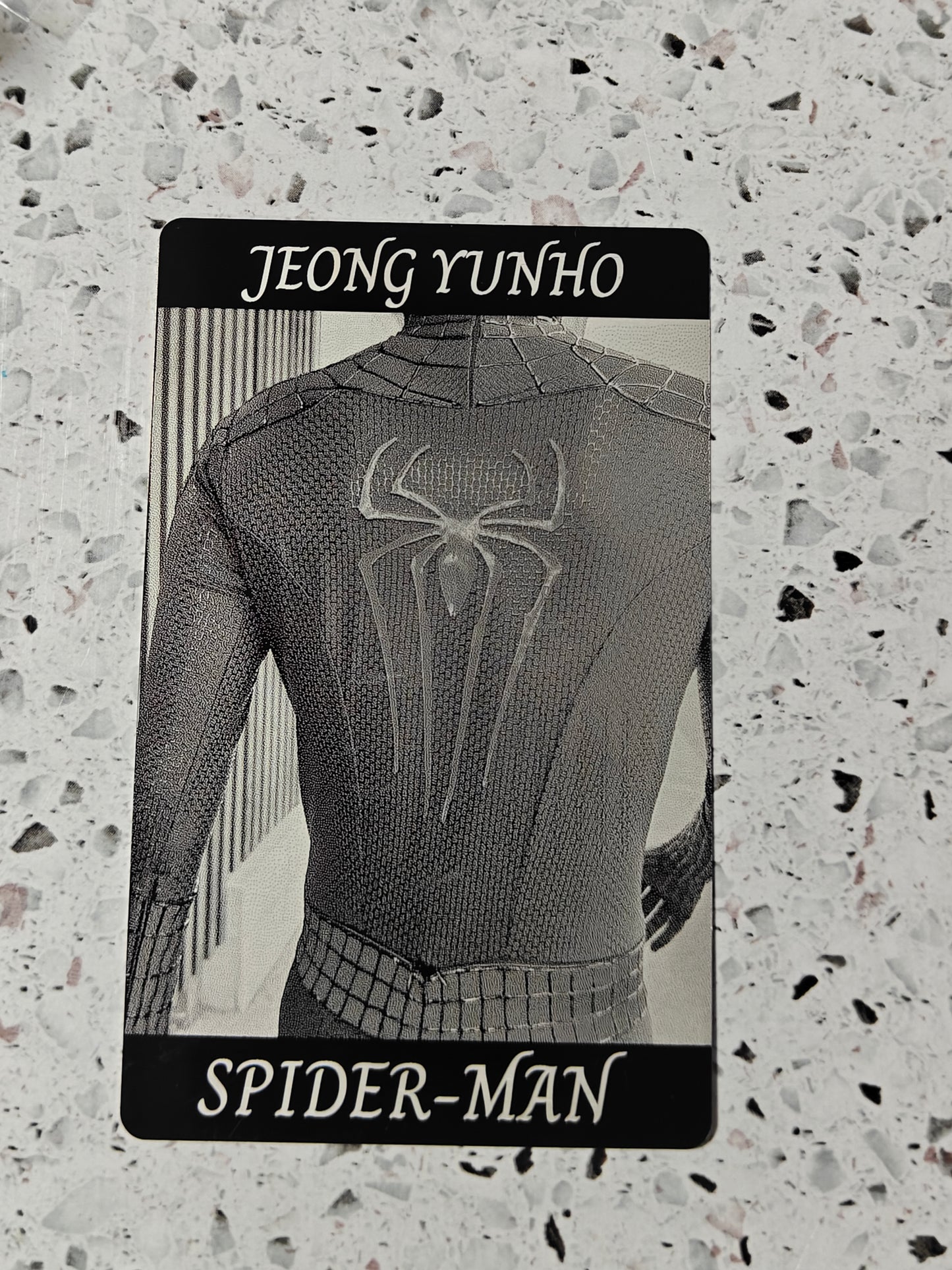 Engraved Yunho Superhero Photocard