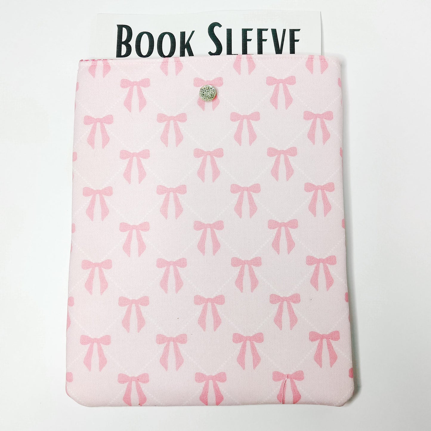 Pink Bows Book Sleeve