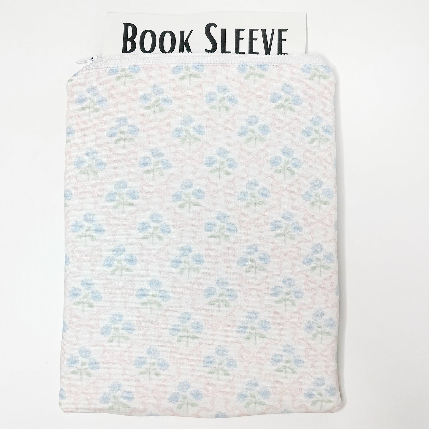 Hydrangeas and Bows Book Sleeve