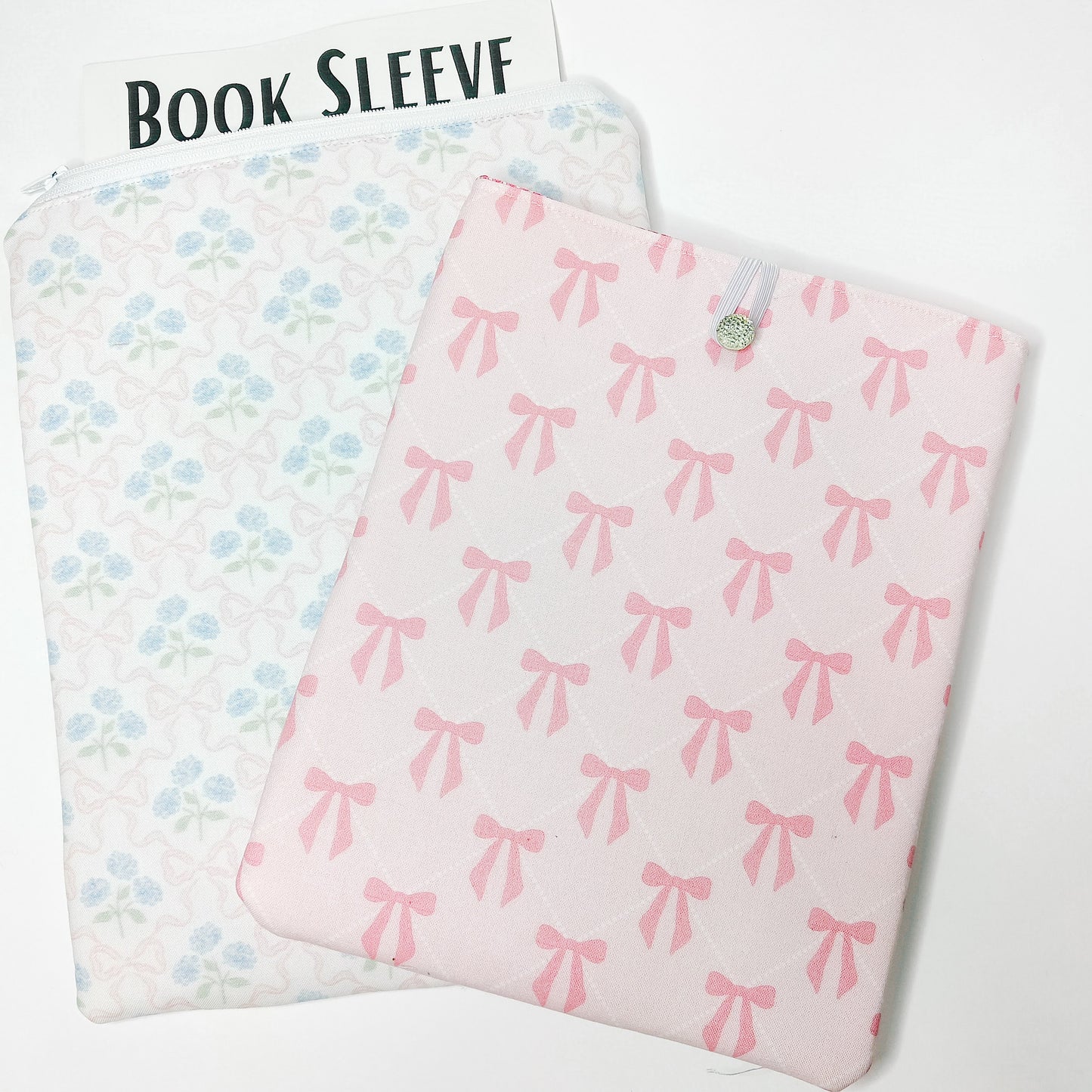 Hydrangeas and Bows Book Sleeve