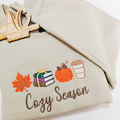Cozy Season Embroidered Sweatshirt