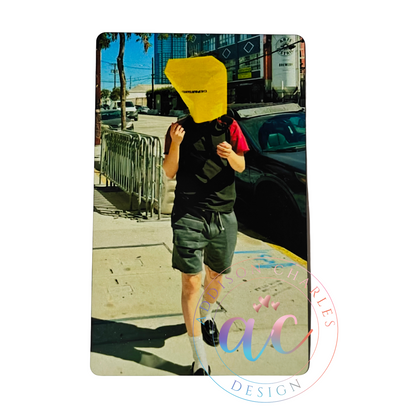 Yellow Plastic bag Guy Lomo Photocard