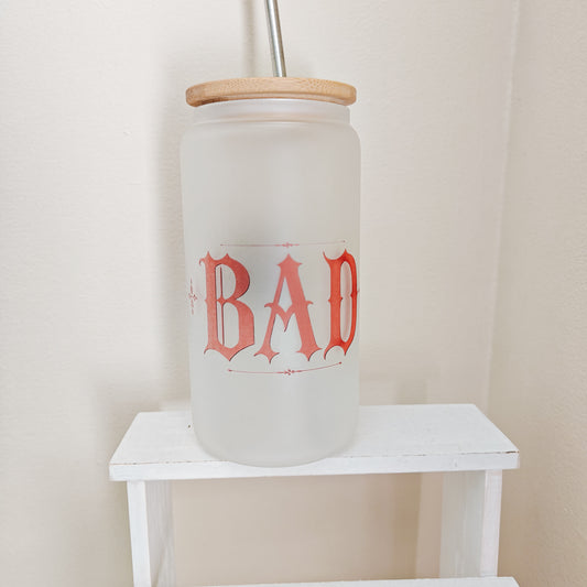 Bad Ateez Can Glass Cup