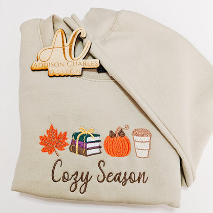 Cozy Season Embroidered Sweatshirt