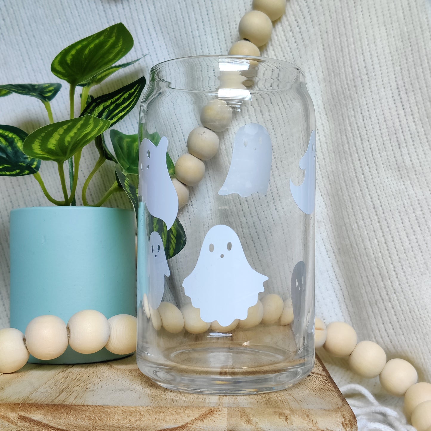 Ghosts Glass Cup