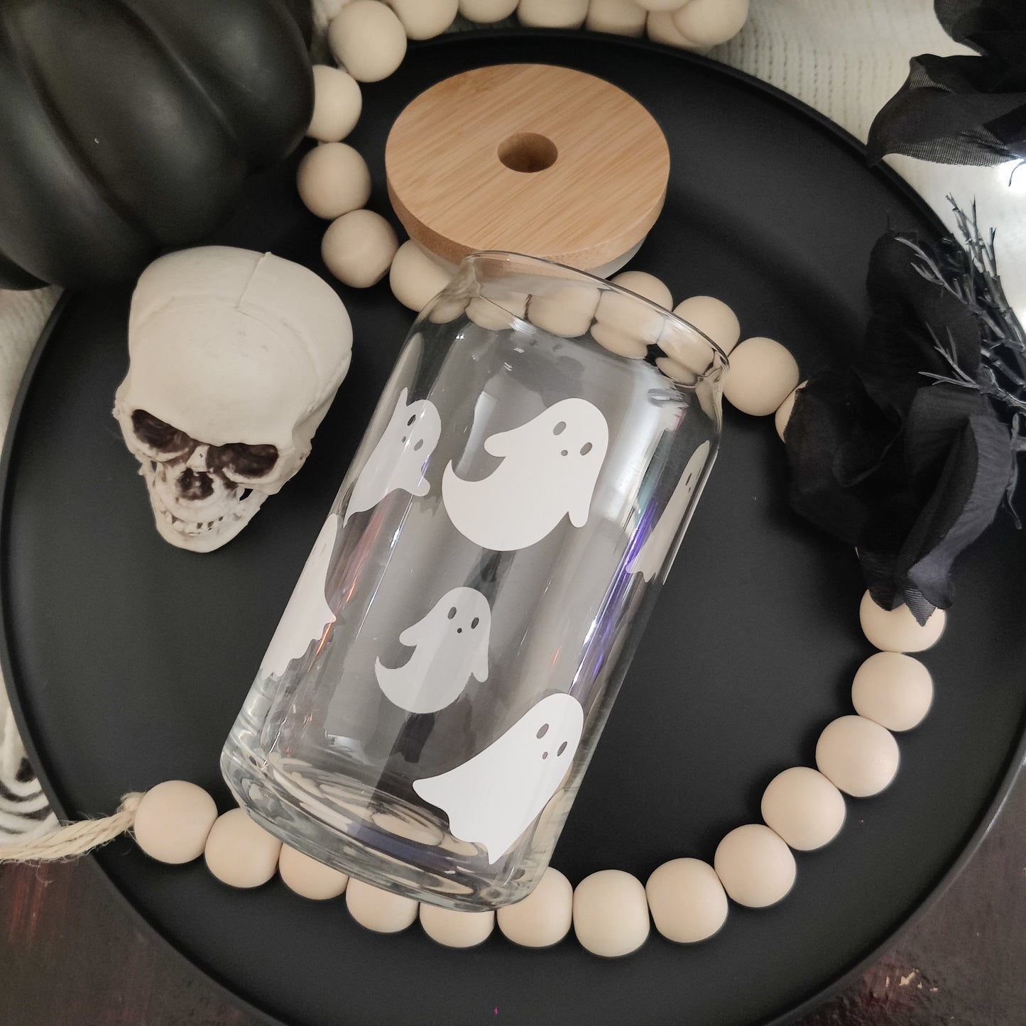 Ghosts Glass Cup