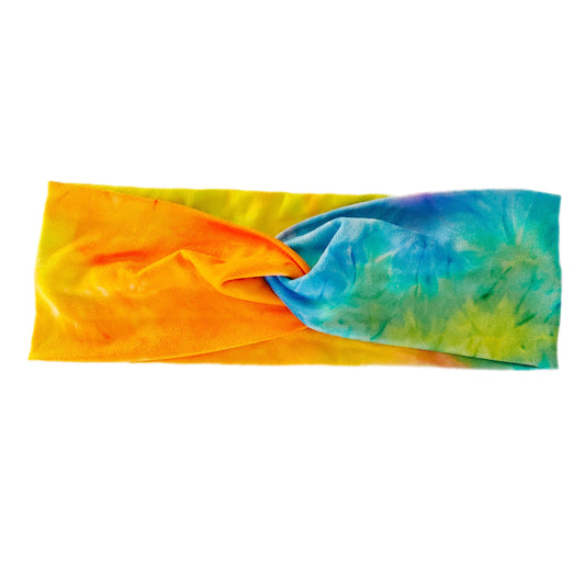 Rainbow Tie Dye Headband