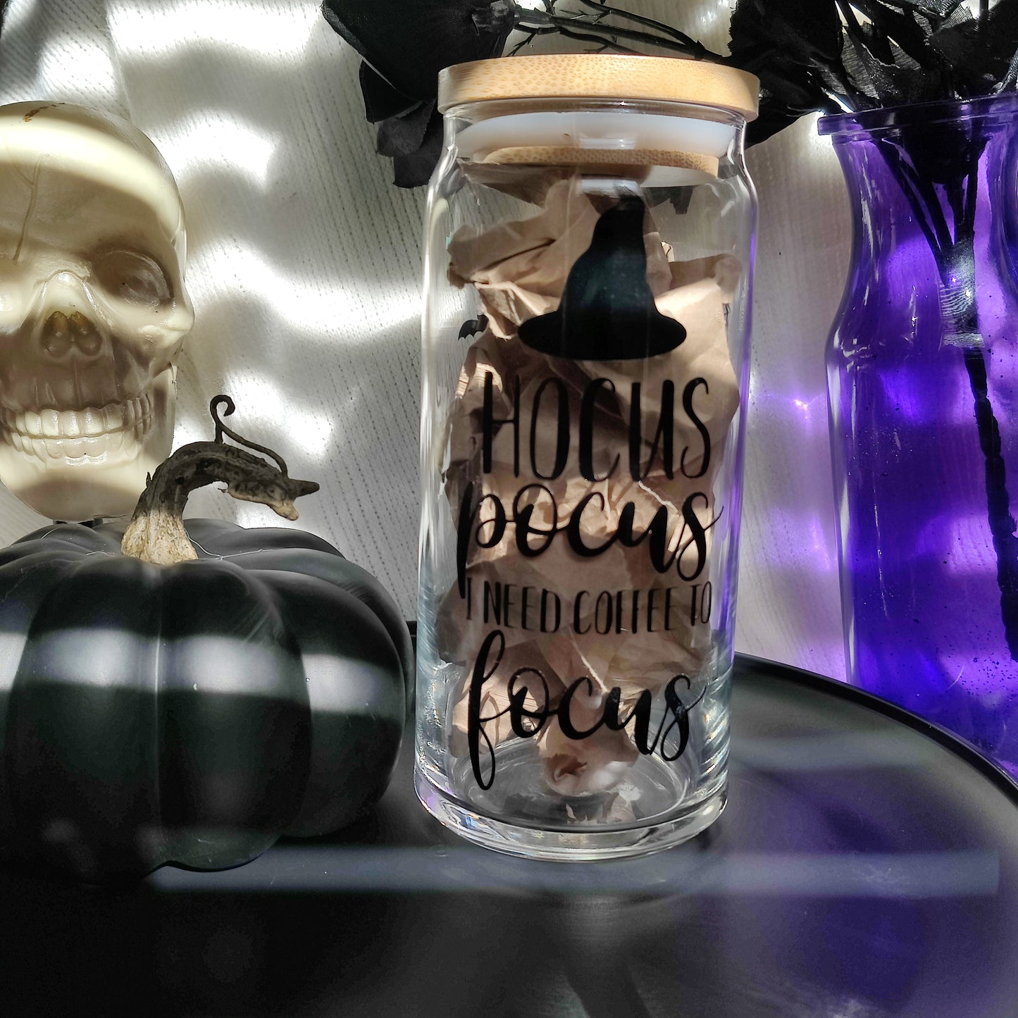 Witch Focus Glass Cup